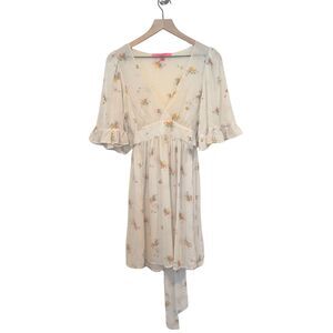 Betsey Johnson Vintage x Urban Outfitters Fiona Short Sleeve Ruffle Dress Size L